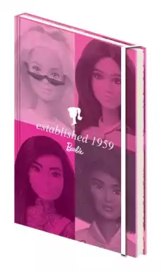 Barbie Established 1959 notes A5 Biuro i firma Akcesoria biurowe Artykuły papiernicze