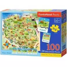 Puzzle edukacyjne Mapa Polski Castorland Dla dziecka Zabawki Puzzle