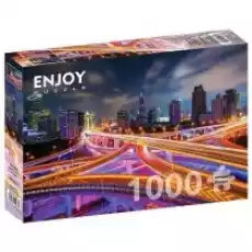 Puzzle 1000 Szanghaj nocąChiny G3 Dla dziecka Zabawki Puzzle