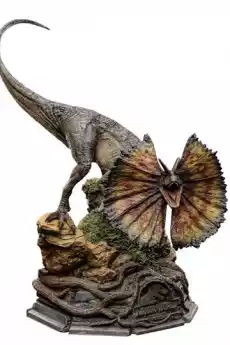 Figurka Jurassic World Dominion Art Scale 110 Dilophosaurus Dom i ogród Wyposażenie wnętrz Dekoracja Figurki dekoracyjne Figurki kolekcjonerskie