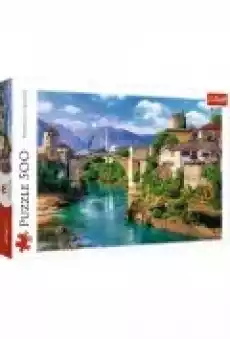 Puzzle 500 el Stary Most w Mostarze Bośnia i Hercegowina Dla dziecka Zabawki Puzzle