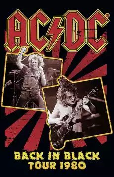 ACDC Back in Black 1980 plakat Dom i ogród Wyposażenie wnętrz Dekoracja Obrazy i plakaty