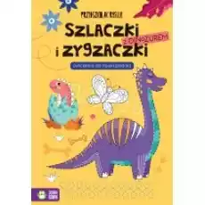 Szlaczki i zygzaczki z dinozaurem Ćwiczenia od nauki pisania Przedszkolak rysuje Książki Dla dzieci