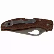 Nóż Spyderco Byrd Meadowlark 2 FRN Brown Plain B Broń i militaria Noże i przybory Noże