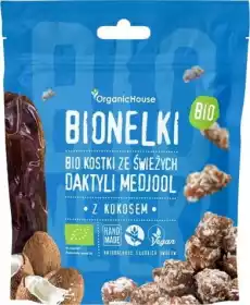 Praliny Daktylowe Z Wiórkami Kokosowymi Bezglutenowe Bio 50 G Organic House Bionelki Artykuły Spożywcze