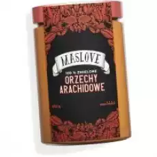 Maslove Pasta orzechowa arachidowa crunchy 555 g Artykuły Spożywcze Pasty i smarowidła