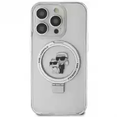 Karl Lagerfeld KLHMN61HMRSKCH iPhone 11 Xr 61 bialywhite hardcase Ring Stand KarlChoupettte MagSafe Telefony i akcesoria Akcesoria telefoniczne Etui