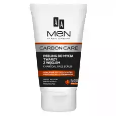 AA Men Carbon Care peeling do mycia twarzy z węglem 150ml Zdrowie i uroda Kosmetyki i akcesoria Pielęgnacja twarzy Peelingi i scruby do twarzy