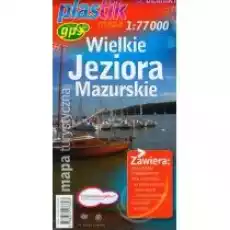 Mapa turystyczna Wielkie Jeziora Mazurskie 177 000 Książki Literatura podróżnicza