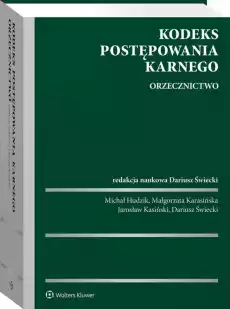 Kodeks postępowania karnego Orzecznictwo Książki Prawo akty prawne