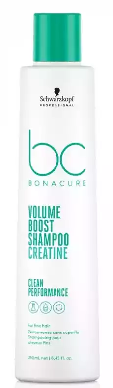 Schwarzkopf BC Volume Boost szampon do cienkich włosów 250ml Zdrowie i uroda Kosmetyki i akcesoria Pielęgnacja i stylizacja włosów Szampony do włosów