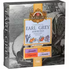 Herbata Czarna z Dodatkami Assorted Earl Grey Saszetki 80 g 40x 2 g BASILUR Artykuły Spożywcze