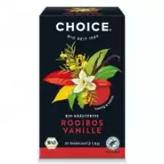 Yogi Tea Choice Herbata Rooibos Wanilia 20 x 18 g Bio Artykuły Spożywcze Herbata