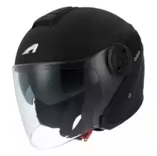 ASTONE DJ102 MONO COLOR MATT BLACK Kask otwarty Motoryzacja Sporty Motorowe Ochrona Głowy Kaski