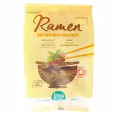 Makaron Ramen Noodle z Ryżu Brązowego Bezglutenowy Bio 280 g Terrasana Artykuły Spożywcze