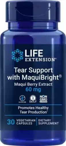 Tear Support with MaquiBright 30 kapsułek Life Extension Zdrowie i uroda Zdrowie Witaminy minerały suplementy diety