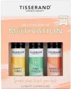 The Little Box of Motivation Zestaw olejków eterycznych rollon na lepszą motywację 3 x 10 ml Tisserand Aromatherapy Zdrowie i uroda Kosmetyki i akcesoria Kosmetyki i akcesoria do kąpieli Olejki do kąpieli Aromaterapia