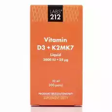 Witamina D3 K2MK7 Liquid 10 ml LABS212 Artykuły Spożywcze