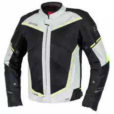 OZONE KURTKA TEKSTYLNA JET II ICEBLACKFLUO YELLO Motoryzacja Odzież motocyklowa