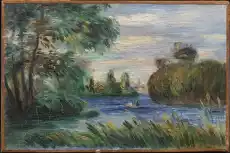 Reprodukcja River Landscape 1887 Renoir Auguste Dom i ogród Wyposażenie wnętrz Dekoracja Obrazy i plakaty
