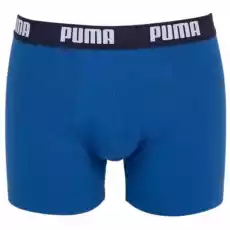 Bielizna męska Puma Core Basic Boxer 3P niebieski granatowy mix 90677302 Odzież obuwie dodatki