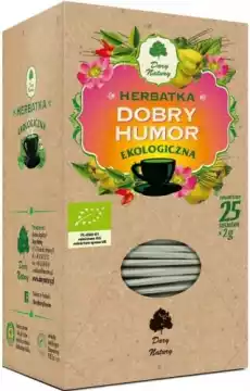 HERBATKA DOBRY HUMOR BIO 25 x 2 g DARY NATURY Artykuły Spożywcze Herbata