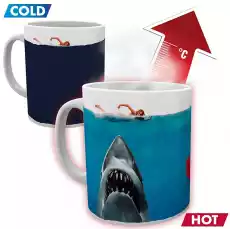 Kubek zmieniający kolor Jaws Szczęki One Sheet 320 ml Gadżety