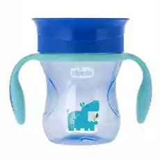 Chicco Perfect Cup 360 kubek do nauki samodzielnego picia 12m Boy 200ml Dla dziecka Akcesoria dla dzieci