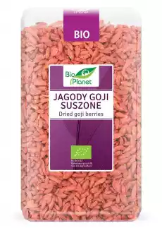 JAGODY GOJI SUSZONE BIO 1 kg BIO PLANET Artykuły Spożywcze Zdrowa żywność