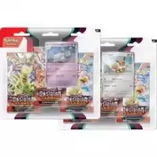 Pokémon TCG Scarlet Violet Obsidian Flames 3pack blister box 24 Gry Gry planszowe