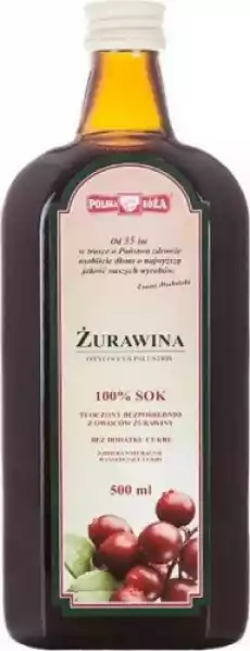 Sok Żurawina 100 500 ml Artykuły Spożywcze Napoje