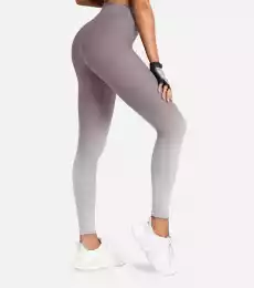 Legginsy sportowe damskie OMBRE Taupe XL Odzież obuwie dodatki Bielizna damska Leginsy