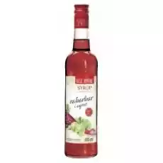 Premium Rosa Syrop rabarbar i agrest Nasze Domowe 400 ml Artykuły Spożywcze Syropy