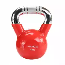 Hantla winylowa żeliwna kettlebell KTC06 6 kg HMS Sport i rekreacja Siłownia i fitness Obciążenia