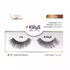 KillyS Make Me Up Love Lashes sztuczne rzęsy na pasku Lily Zdrowie i uroda Kosmetyki i akcesoria Makijaż i demakijaż Makijaż oczu