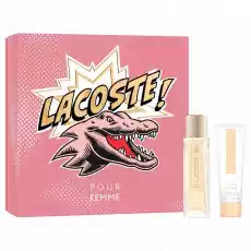 Lacoste Pour Femme zestaw woda perfumowana spray 50ml balsam do ciała 50ml W Zdrowie i uroda Perfumy i wody Zapachy damskie Perfumy i wody damskie