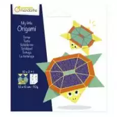 Avenue Mandarine Papier origami Żółw 12 x 12 cm 20 kartek Biuro i firma Akcesoria biurowe Artykuły papiernicze