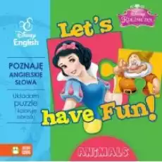 Lets have Fun Animals z puzzlami Księżniczka Książki Nauka jezyków