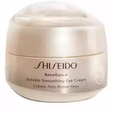 Shiseido Benefiance Wrinkle Smoothing Eye Cream krem pod oczy wygładzający zmarszczki 15ml Zdrowie i uroda Kosmetyki i akcesoria Pielęgnacja twarzy Kremy pod oczy