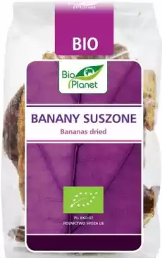 BANANY SUSZONE BIO 150 g BIO PLANET Artykuły Spożywcze Bakalie i suszone owoce