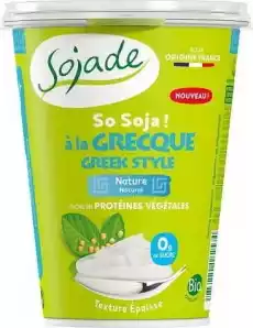 SOJOWY PRODUKT NATURALNY TYPU GRECKIEGO BEZGLUTENOWY BIO 400 g SOJADE Artykuły Spożywcze Produkty wegańskieroślinne