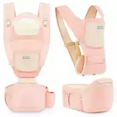 Ergonomiczne nosidełko dla niemowlaka AMY 10w1 036 miesięcy różowe Dla dziecka Akcesoria dla dzieci Nosidełka i chusty