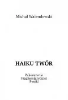 Haiku twór Książki Ebooki