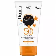 Lirene Sun Natura naturalna emulsja ochronna SPF50 120ml Zdrowie i uroda Kosmetyki i akcesoria Pielęgnacja ciała