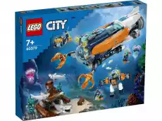 LEGO 60379 City Łódź podwodna badacza dna morskiego Dla dziecka Zabawki Klocki