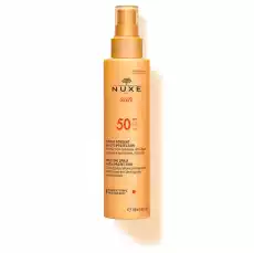 Nuxe Sun mleczko do opalania twarzy i ciała SPF50 150 ml Zdrowie i uroda