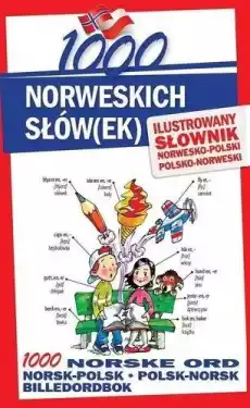 1000 norweskich słówek Ilustrowany słownik Książki Podręczniki w obcych językach