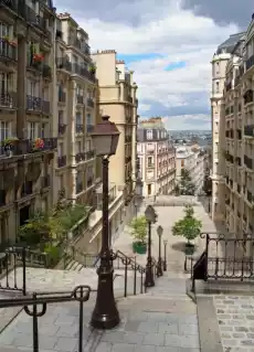 Paris Montmartre fototapeta Dom i ogród Budowa i Materiały budowlane Wykończenie podłogi i ścian Akcesoria do wykończenia ścian