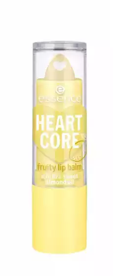 Essence HEART CORE balsam owocowy do ust 04 LUCKY LEMON 3g Zdrowie i uroda Kosmetyki i akcesoria Pielęgnacja twarzy Pielęgnacja ust