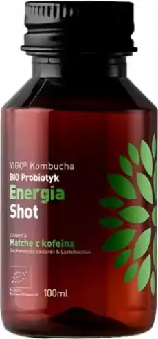 Kombucha Shot probiotyk Energia BIO 100 ml Zdrowie i uroda Zdrowie Witaminy minerały suplementy diety